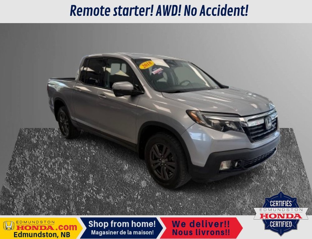 Honda Ridgeline Sport 2018 à Edmundston, Nouveau-Brunswick - 1 - w1024h768px