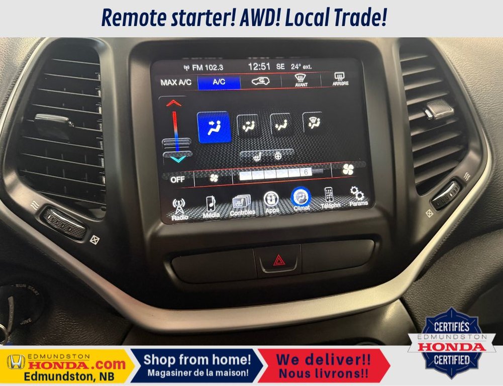 2016 Jeep Cherokee Trailhawk in Edmundston, New Brunswick - 12 - w1024h768px