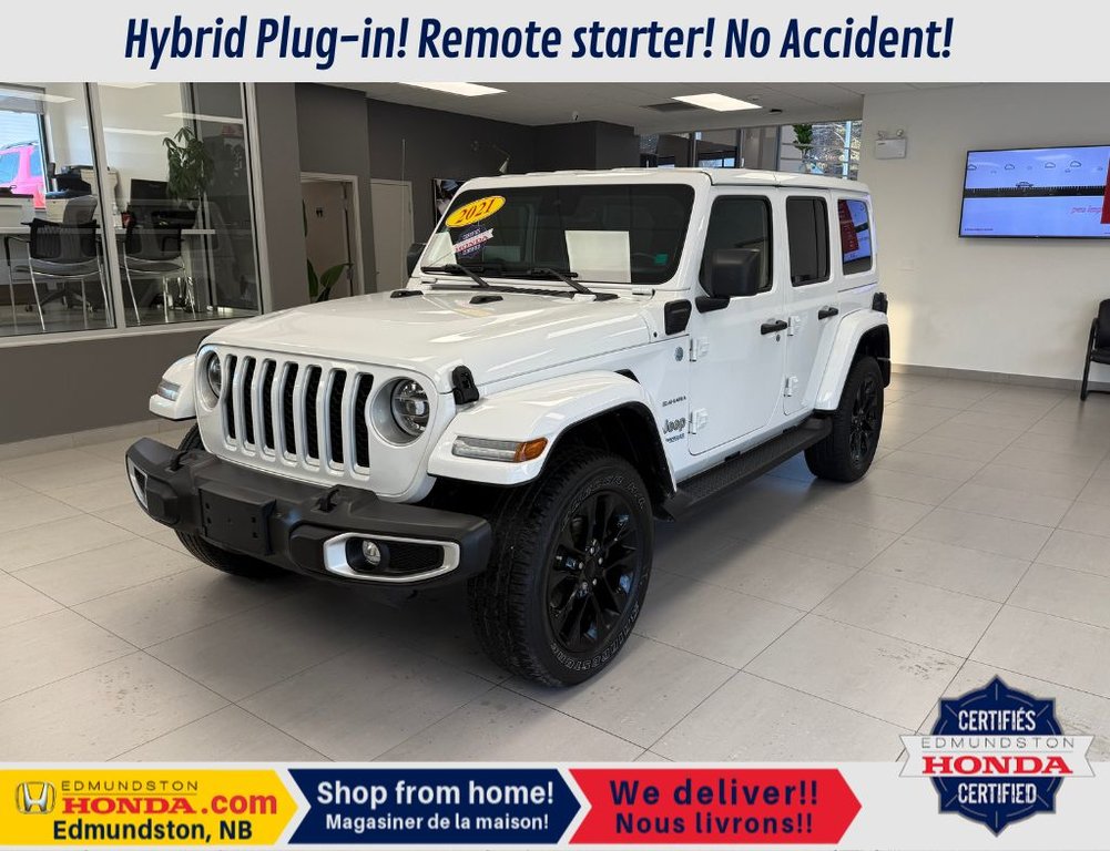 Jeep Wrangler 4xe Unlimited Sahara 2021 à Edmundston, Nouveau-Brunswick - 14 - w1024h768px