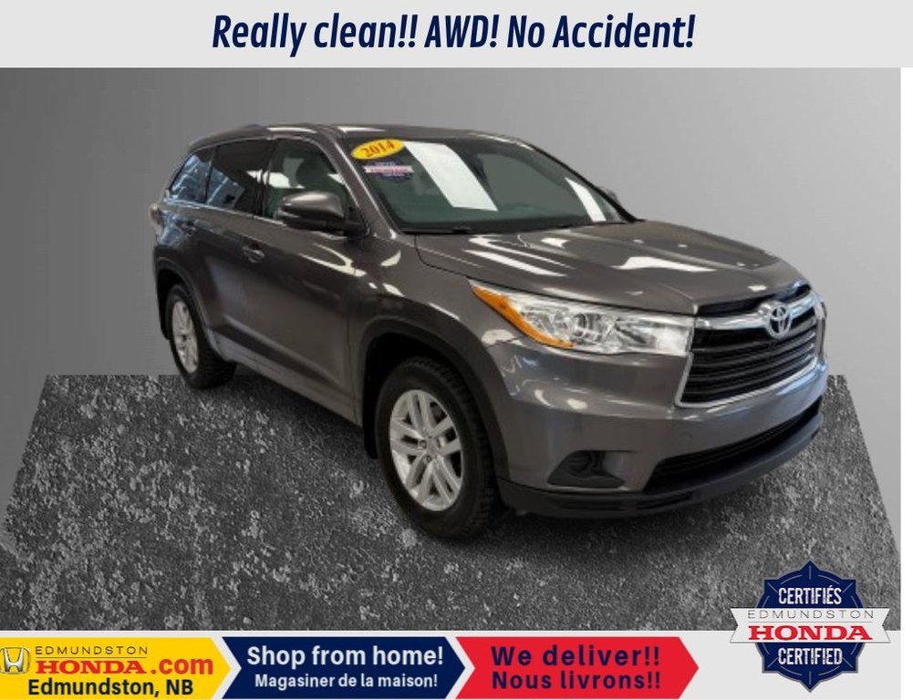 Toyota Highlander LE 2014 à Edmundston, Nouveau-Brunswick - 1 - w1024h768px