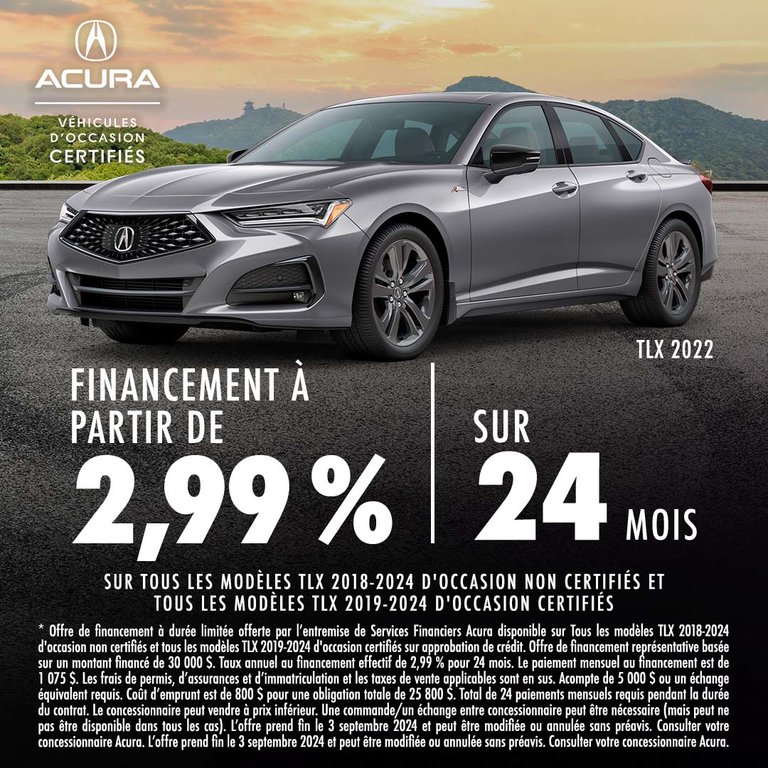 Acura TLX  2021 à Granby, Québec - 2 - w1024h768px