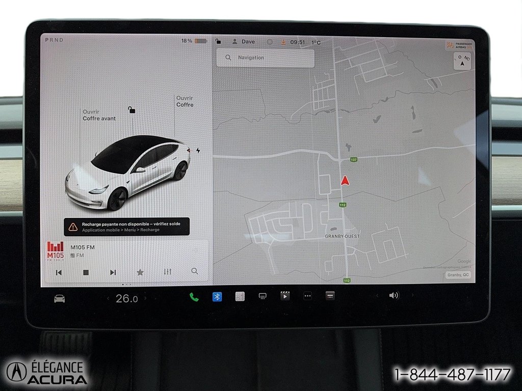 Tesla MODEL 3 STANDARD RANGE PROPULSION 2021 à Granby, Québec - 19 - w1024h768px