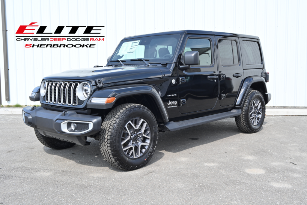 Jeep WRANGLER 4-Door SAHARA 2024 à St-Jean-Sur-Richelieu, Québec - 1 - w1024h768px