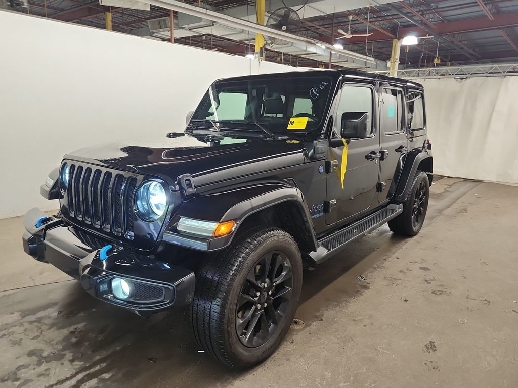 2021 Jeep Wrangler 4xe Unlimited High Altitude DEUX TOITS INCLUS-0