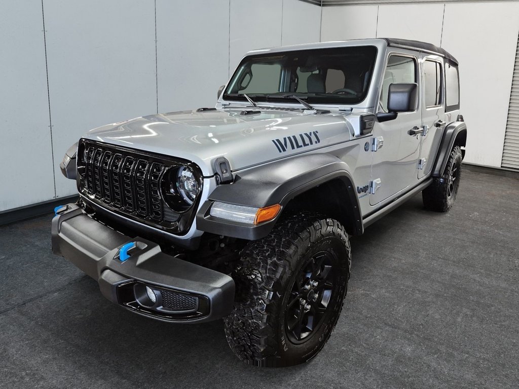 Jeep Wrangler 4xe WILLYS 4XE 4X4 // TEMPS FROIDS 2024 à Sherbrooke, Québec - 1 - w1024h768px