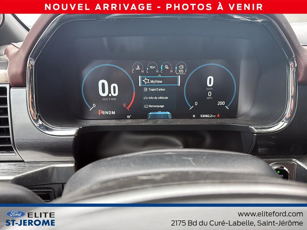 Ford F-150 LARIAT,POWERBOOST,CUIR,VENTILLÉ,GPS,TOIT PANO 2023 à Charlemagne, Québec - 6 - w1024h768px