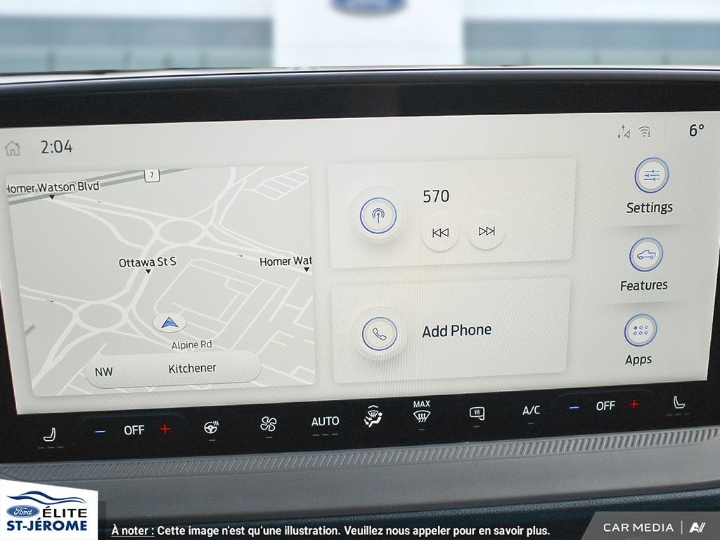 2025 Ford MAVERICK HYBRID LARIAT in Charlemagne, Quebec - 16 - w1024h768px