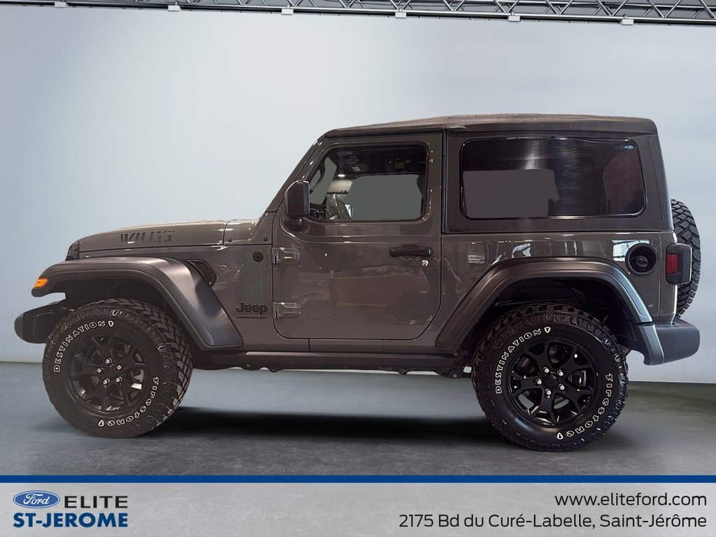 Jeep Wrangler Willys + V6 Pentastar + Toit Souple 2021 à Charlemagne, Québec - 9 - w1024h768px