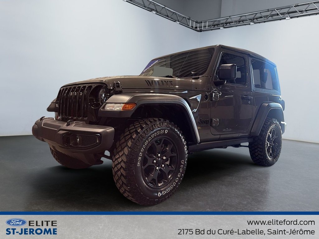 Jeep Wrangler Willys + V6 Pentastar + Toit Souple 2021 à Charlemagne, Québec - 1 - w1024h768px