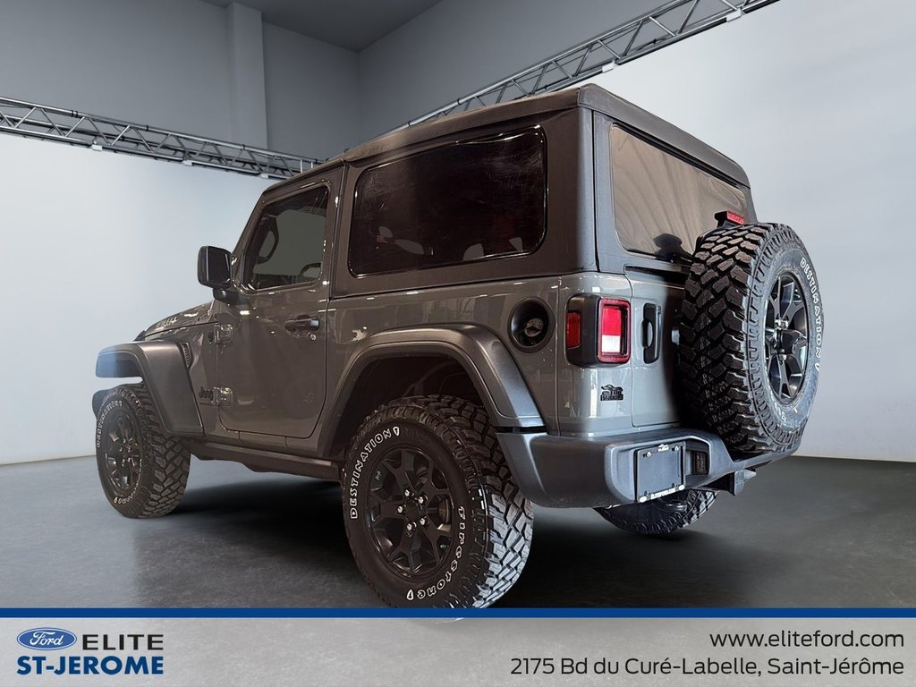 Jeep Wrangler Willys + V6 Pentastar + Toit Souple 2021 à Charlemagne, Québec - 7 - w1024h768px