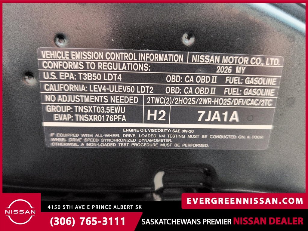 2026 Nissan Armada PRO-4X in Prince Albert, Saskatchewan - 9 - w1024h768px
