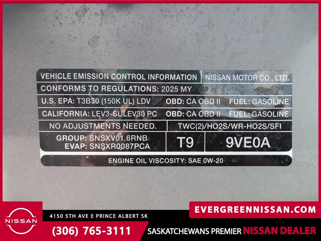 2025 Nissan Kicks Play SV in Prince Albert, Saskatchewan - 9 - w1024h768px