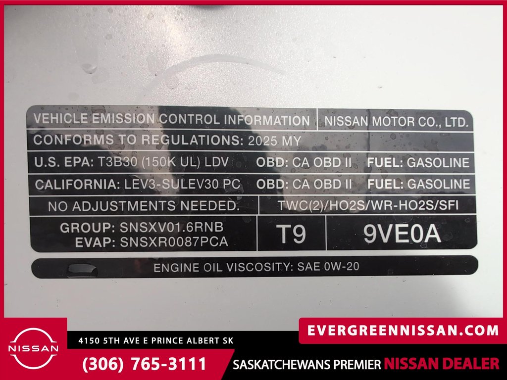 2025 Nissan Kicks Play SV in Prince Albert, Saskatchewan - 9 - w1024h768px