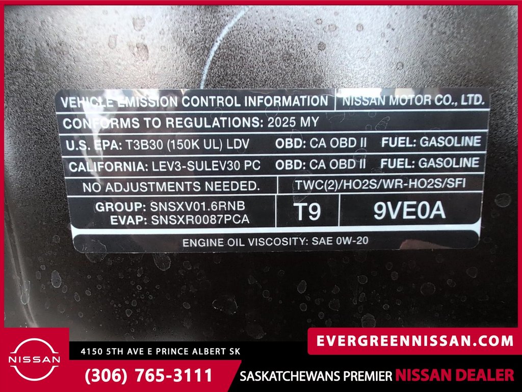2025 Nissan Kicks Play SV in Prince Albert, Saskatchewan - 9 - w1024h768px