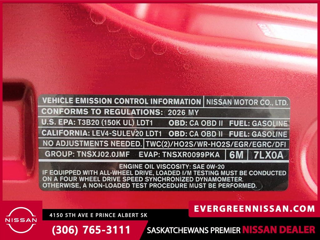 2026 Nissan Kicks S AWD in Prince Albert, Saskatchewan - 9 - w1024h768px