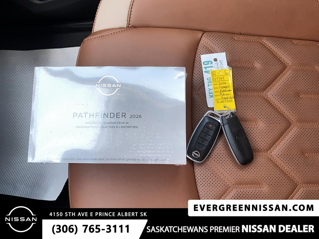 2026 Nissan Pathfinder Platinum Captains Chair in Prince Albert, Saskatchewan - 20 - w1024h768px