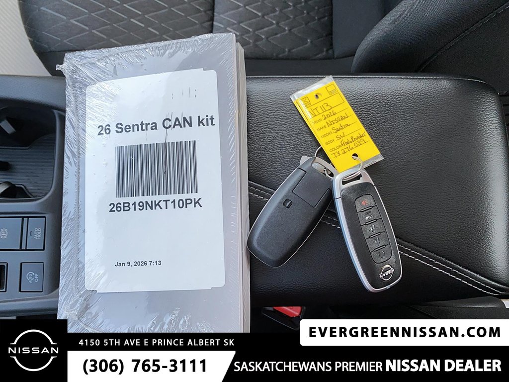 2026 Nissan Sentra SV in Prince Albert, Saskatchewan - 19 - w1024h768px