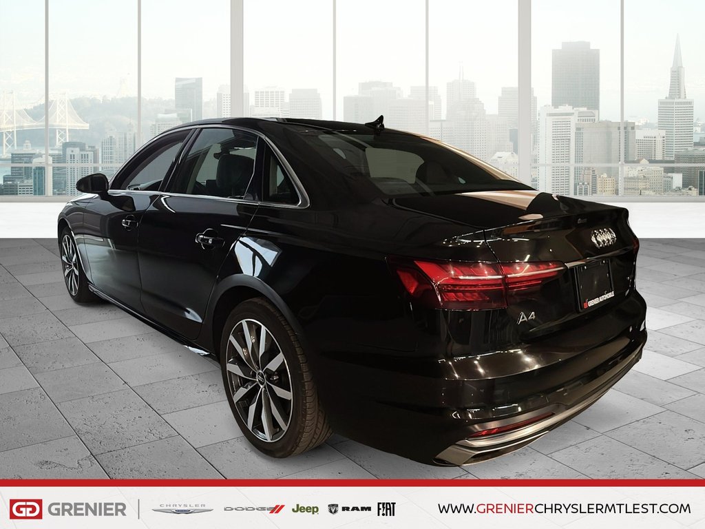 Audi A4 Sedan KOMFORT + AWD + TOIT OUVRANT 2023 à Pointe-Aux-Trembles, Québec - 4 - w1024h768px