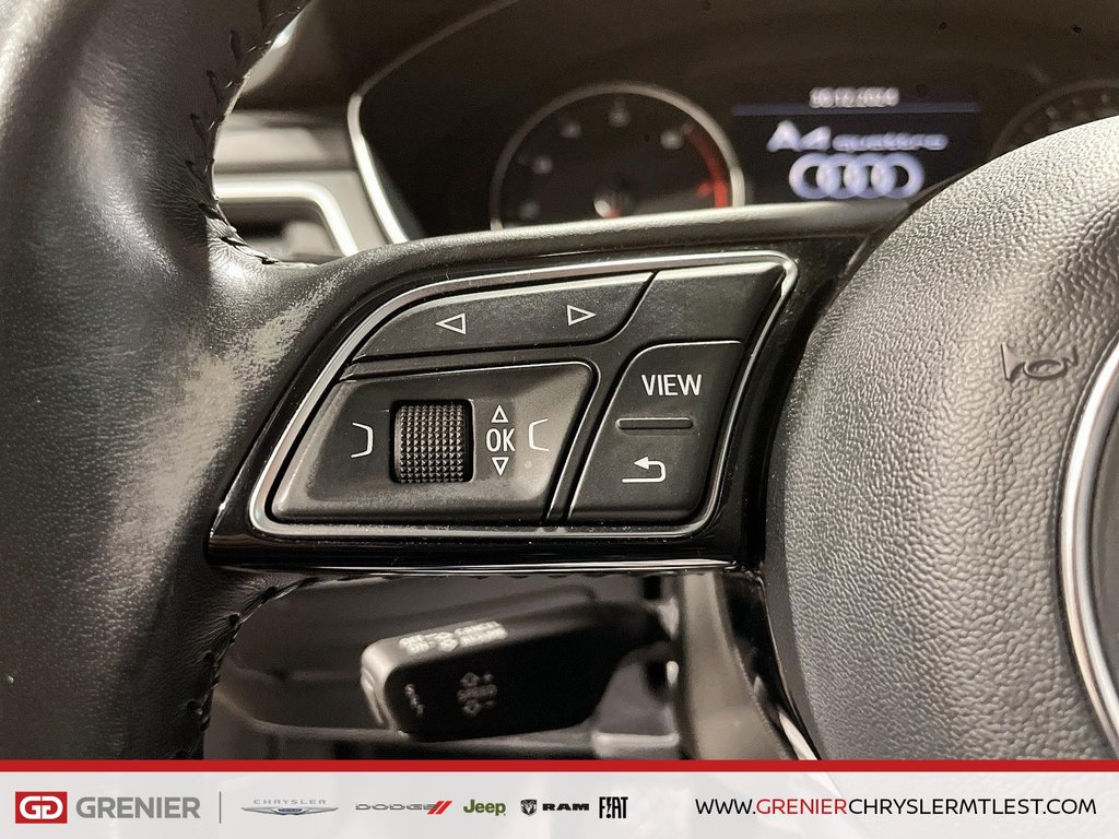 2017 Audi A4 KOMFORT + AWD + MANUELLE + TOIT OUVRANT in Pointe-Aux-Trembles, Quebec - 14 - w1024h768px