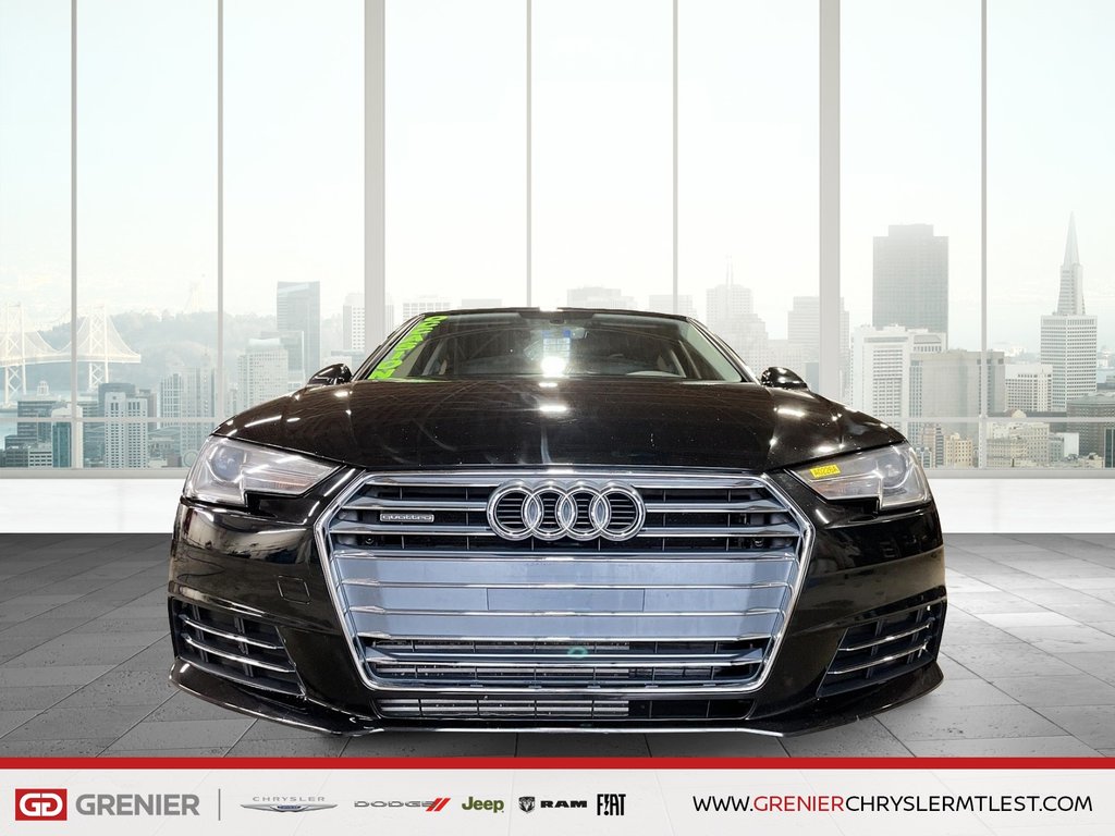 2017 Audi A4 KOMFORT + AWD + MANUELLE + TOIT OUVRANT in Pointe-Aux-Trembles, Quebec - 2 - w1024h768px