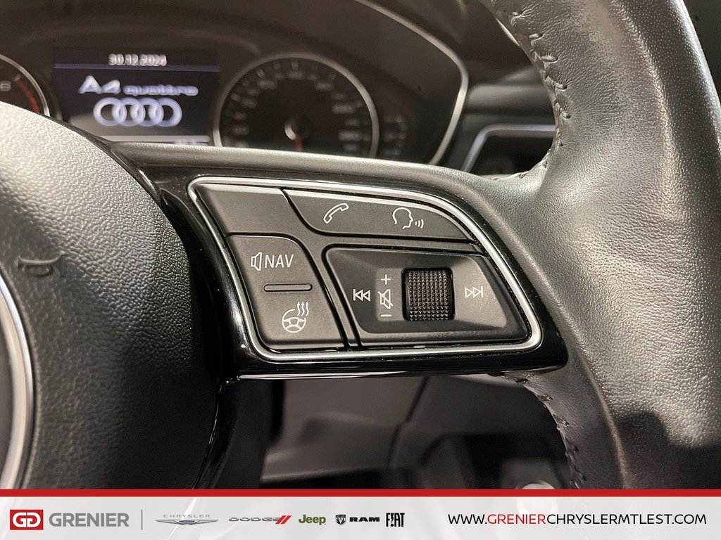 2017 Audi A4 KOMFORT + AWD + MANUELLE + TOIT OUVRANT in Pointe-Aux-Trembles, Quebec - 16 - w1024h768px
