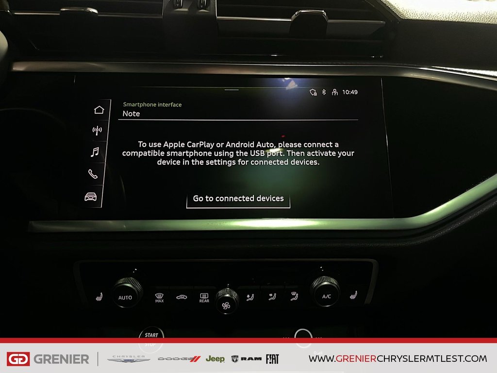 Audi Q3 PROGRESSIV AWD + TOIT OUVRANT PANO 2024 à Pointe-Aux-Trembles, Québec - 17 - w1024h768px