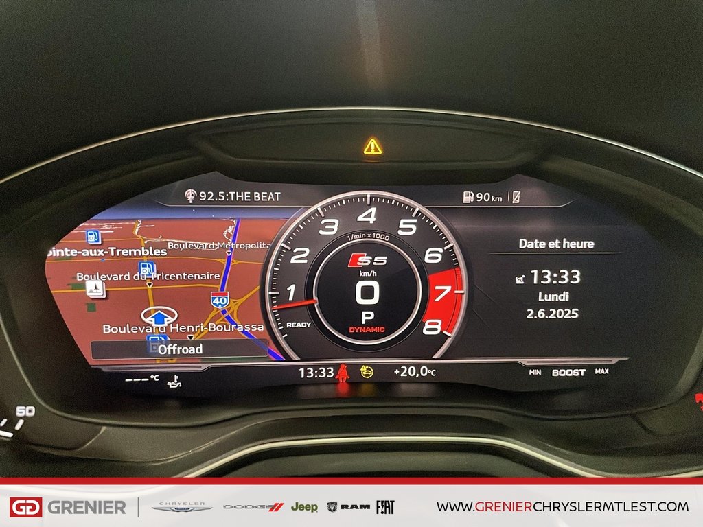 Audi S5 SPORTBACK TECHNIK + AWD + TOIT OUVRANT 2018 à Pointe-Aux-Trembles, Québec - 10 - w1024h768px
