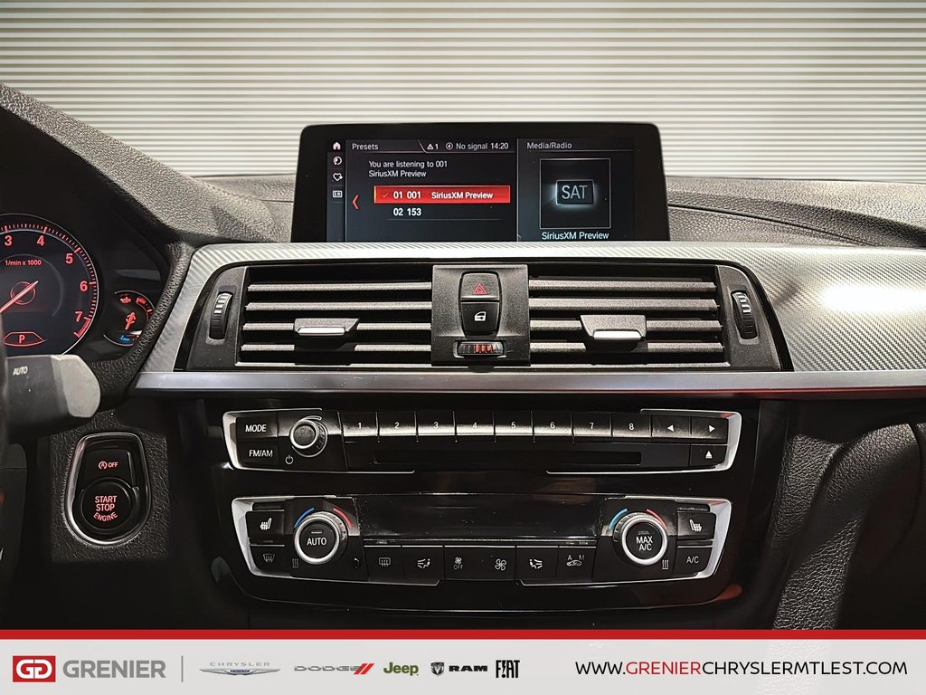 BMW 3 Series 340i xDRIVE + TOIT OUVRANT + CUIR 2018 à Pointe-Aux-Trembles, Québec - 14 - w1024h768px