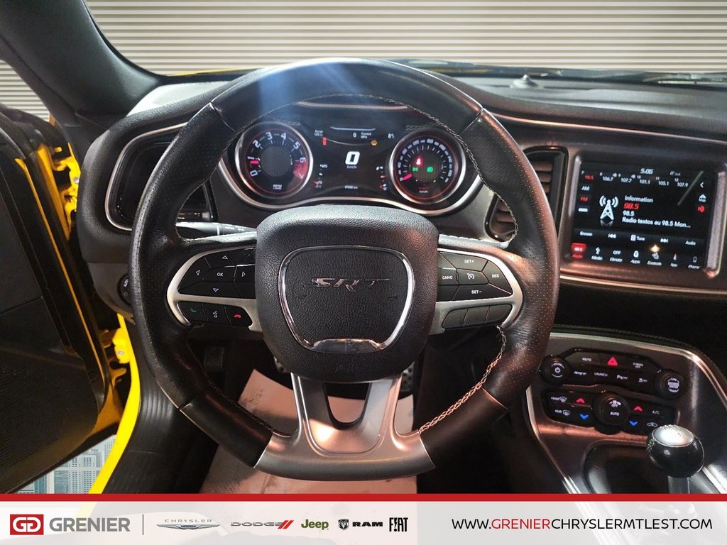 Dodge Challenger SRT 392 + RWD + MANUELLE + V8 HEMI 6.4L 2018 à Pointe-Aux-Trembles, Québec - 10 - w1024h768px
