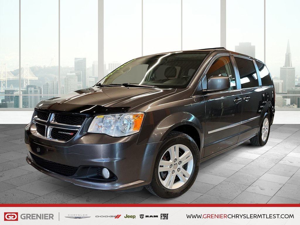 Dodge Grand Caravan CREW PLUS + CUIR + STOW 'N GO 2017 à Pointe-Aux-Trembles, Québec - 1 - w1024h768px