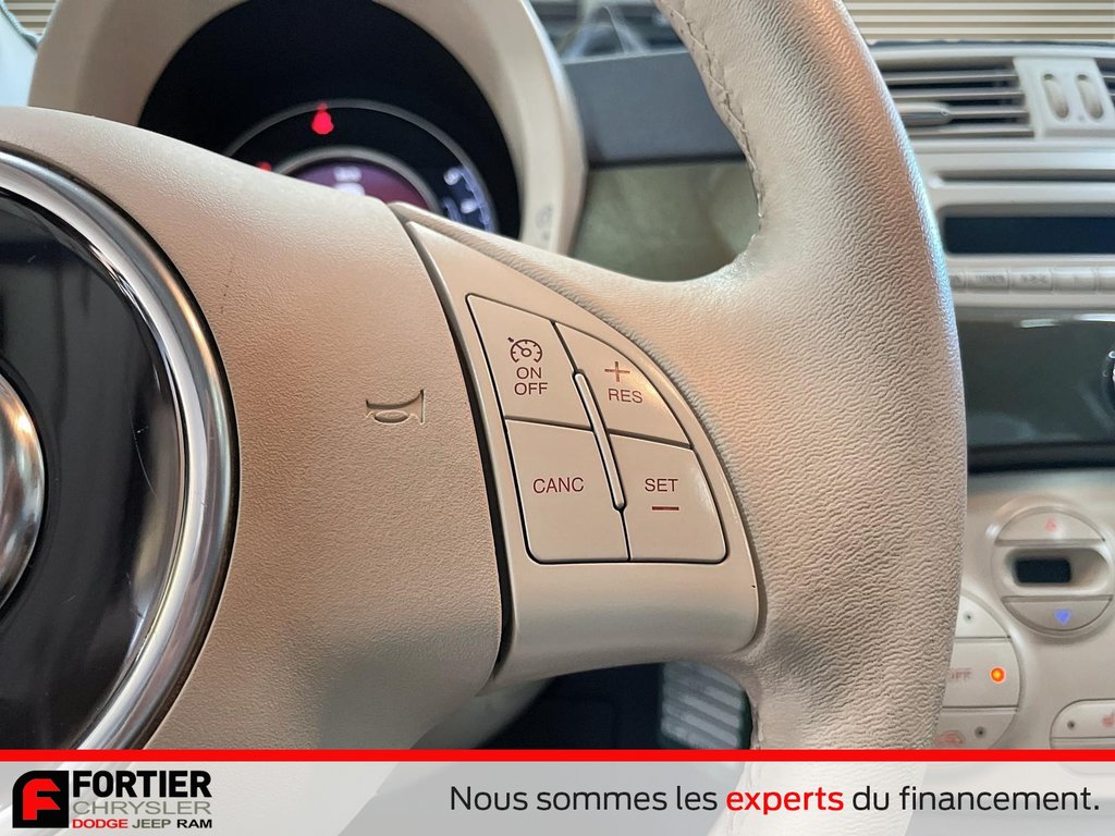 Fiat 500 LOUNGE + CUIR + TOIT OUVRANT + AUTOMATIQUE 2015 à Pointe-Aux-Trembles, Québec - 4 - w1024h768px