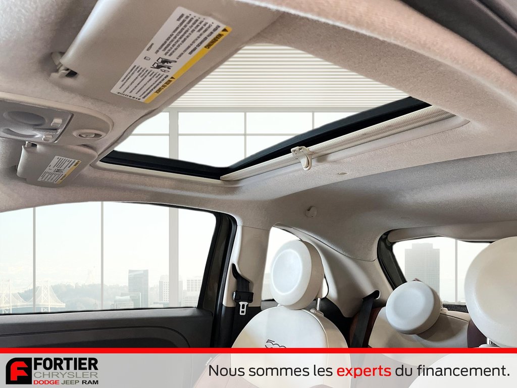 Fiat 500 LOUNGE + CUIR + TOIT OUVRANT + AUTOMATIQUE 2015 à Pointe-Aux-Trembles, Québec - 21 - w1024h768px