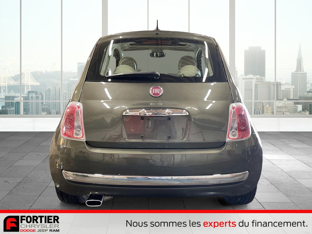 Fiat 500 LOUNGE + CUIR + TOIT OUVRANT + AUTOMATIQUE 2015 à Pointe-Aux-Trembles, Québec - 12 - w1024h768px