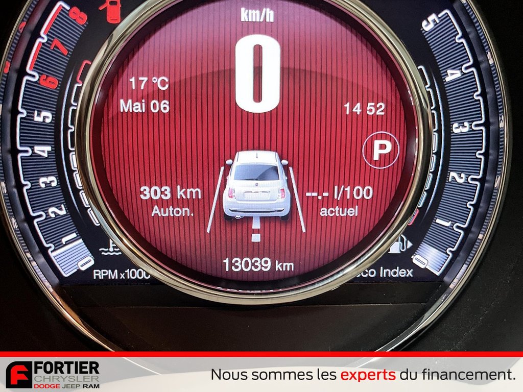 Fiat 500 LOUNGE + CUIR + TOIT OUVRANT + AUTOMATIQUE 2015 à Pointe-Aux-Trembles, Québec - 6 - w1024h768px
