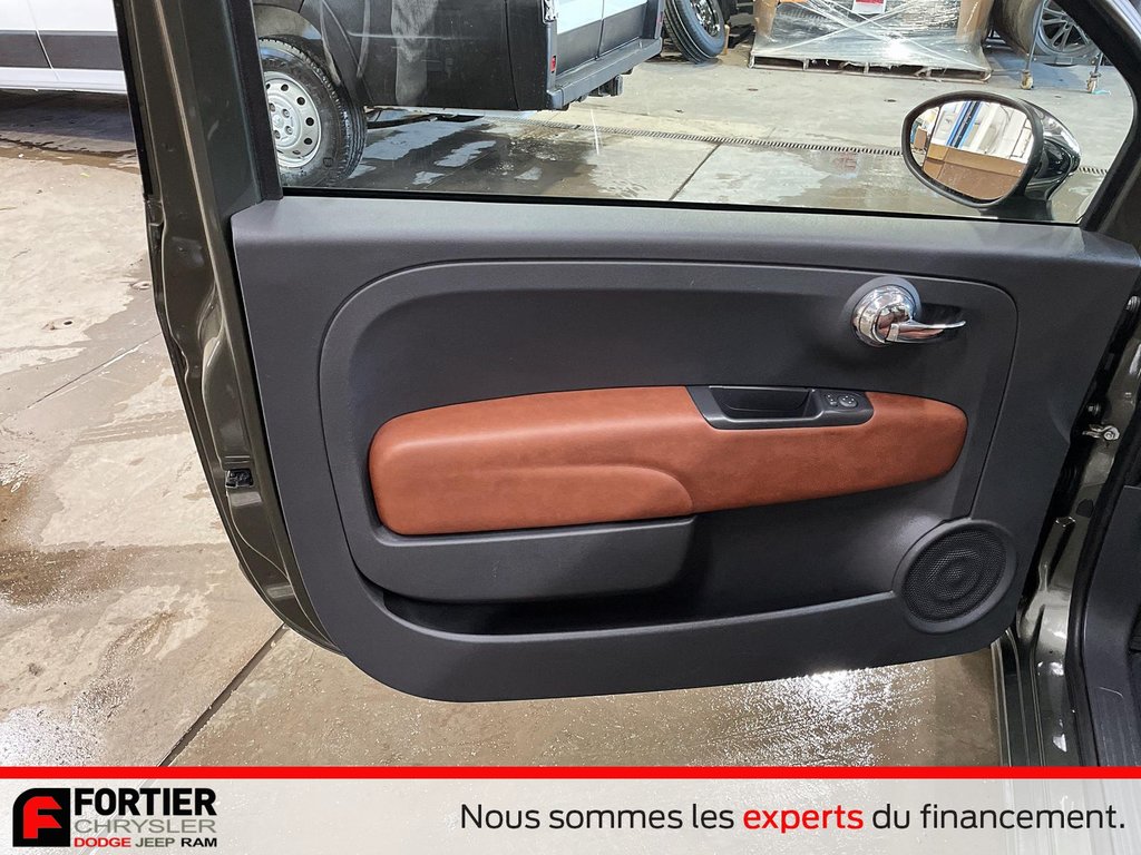 Fiat 500 LOUNGE + CUIR + TOIT OUVRANT + AUTOMATIQUE 2015 à Pointe-Aux-Trembles, Québec - 8 - w1024h768px