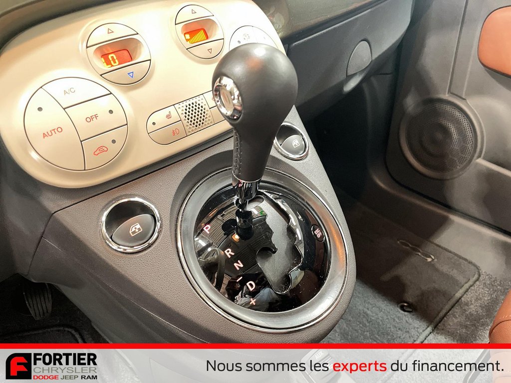 Fiat 500 LOUNGE + CUIR + TOIT OUVRANT + AUTOMATIQUE 2015 à Pointe-Aux-Trembles, Québec - 5 - w1024h768px