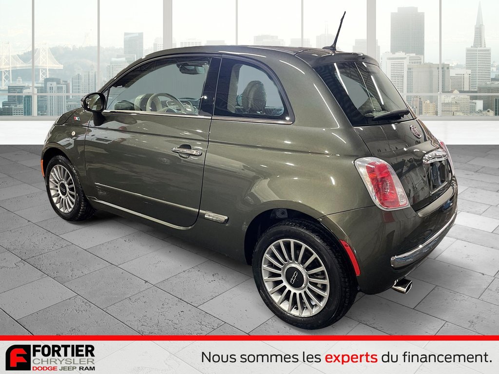 Fiat 500 LOUNGE + CUIR + TOIT OUVRANT + AUTOMATIQUE 2015 à Pointe-Aux-Trembles, Québec - 15 - w1024h768px