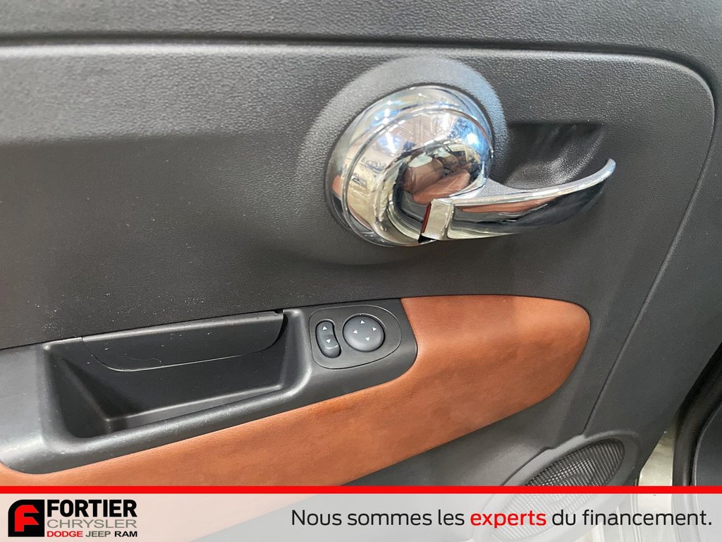 Fiat 500 LOUNGE + CUIR + TOIT OUVRANT + AUTOMATIQUE 2015 à Pointe-Aux-Trembles, Québec - 9 - w1024h768px