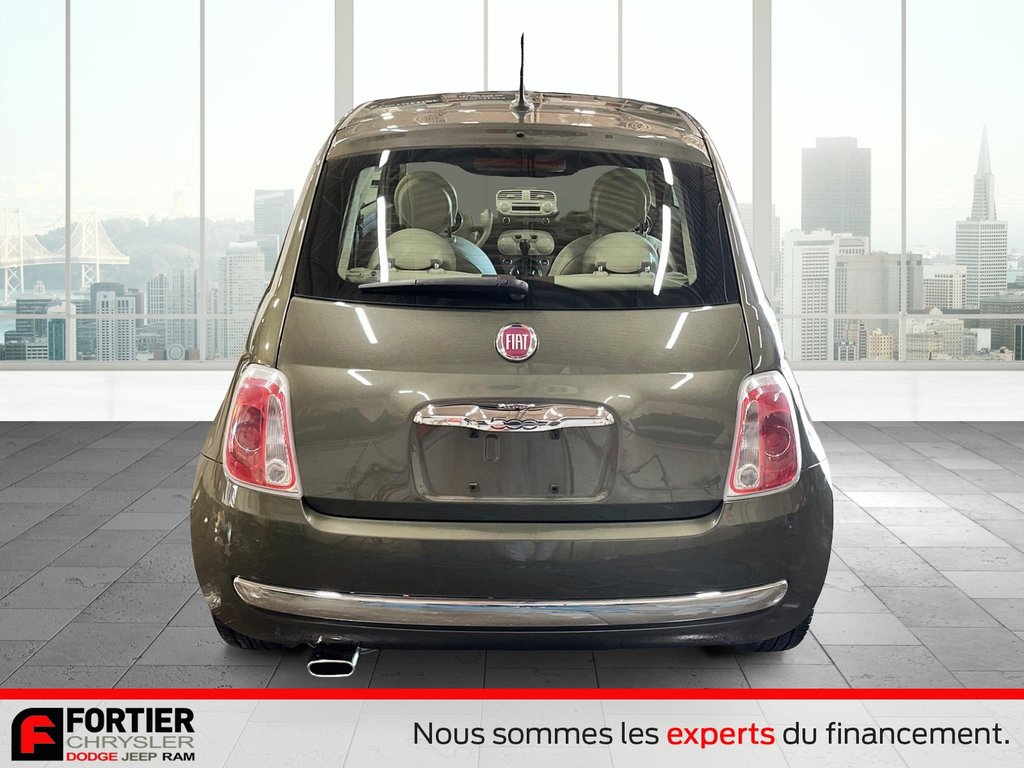 Fiat 500 LOUNGE + CUIR + TOIT OUVRANT + AUTOMATIQUE 2015 à Pointe-Aux-Trembles, Québec - 13 - w1024h768px