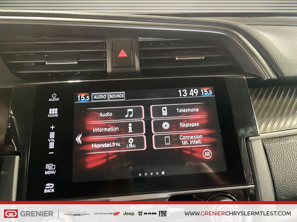Honda Civic Hatchback SPORT + MANUELLE 2017 à Pointe-Aux-Trembles, Québec - 17 - w1024h768px