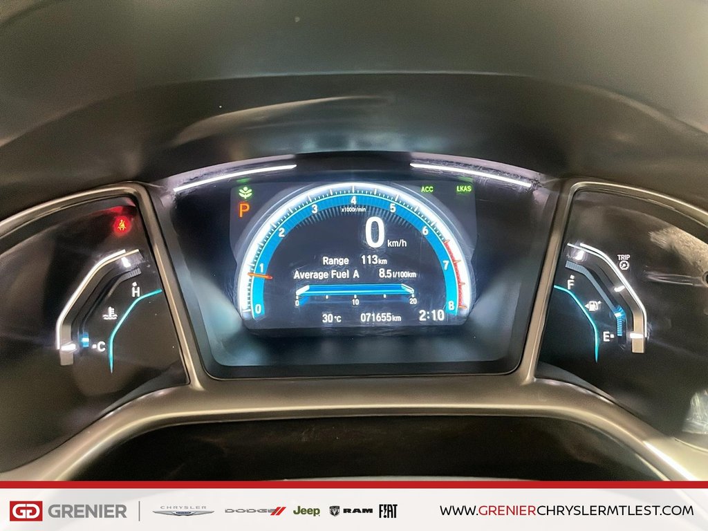 Honda Civic Sedan TOURING + AUTOMATIQUE + NAVIGATION GPS 2017 à Pointe-Aux-Trembles, Québec - 12 - w1024h768px