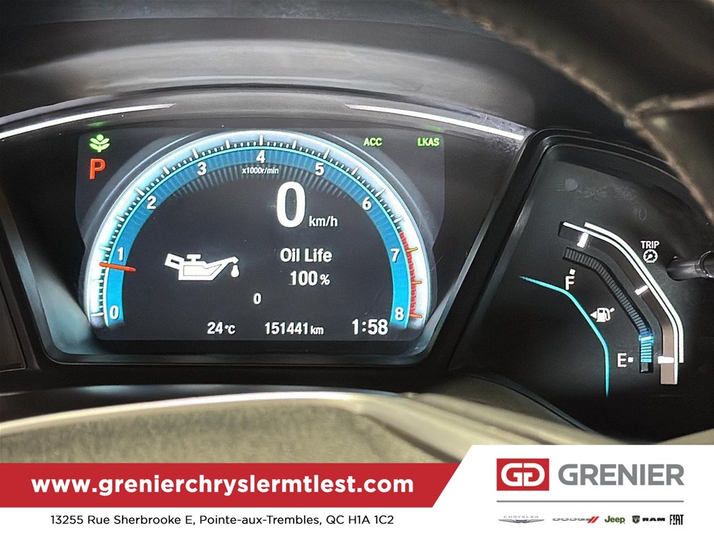 Honda Civic Sedan SE 2018 à Pointe-Aux-Trembles, Québec - 17 - w1024h768px