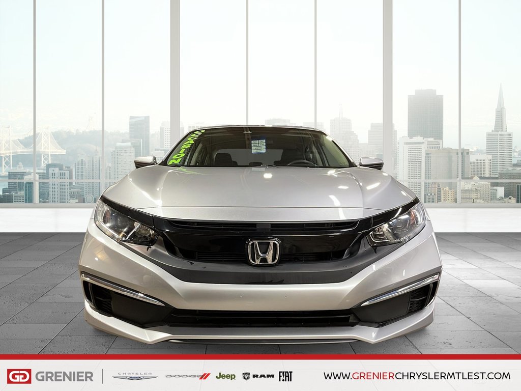 Honda Civic Sedan LX + AUTOMATIQUE + CAMERA DE RECUL 2020 à Pointe-Aux-Trembles, Québec - 2 - w1024h768px
