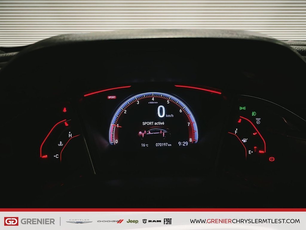 2019 Honda Civic SI SEDAN + MANUELLE + MAGS in Pointe-Aux-Trembles, Quebec - 13 - w1024h768px