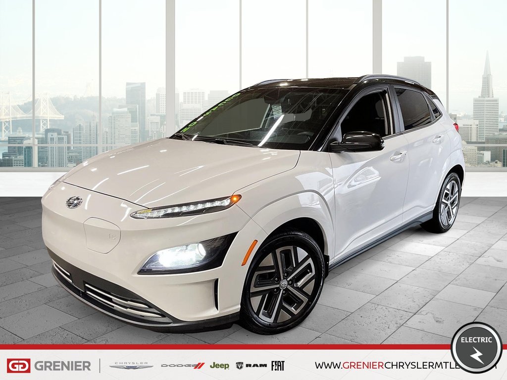 Hyundai KONA ELECTRIC PREFERRED + T/A + DEMARREUR + CARPLAY 2022 à Pointe-Aux-Trembles, Québec - 1 - w1024h768px