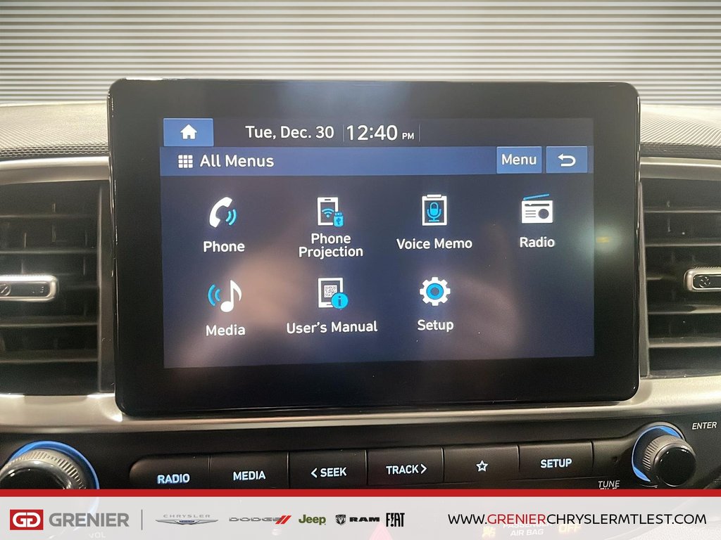 Hyundai Venue PREFERRED + FWD + DEMARREUR 2024 à Pointe-Aux-Trembles, Québec - 13 - w1024h768px