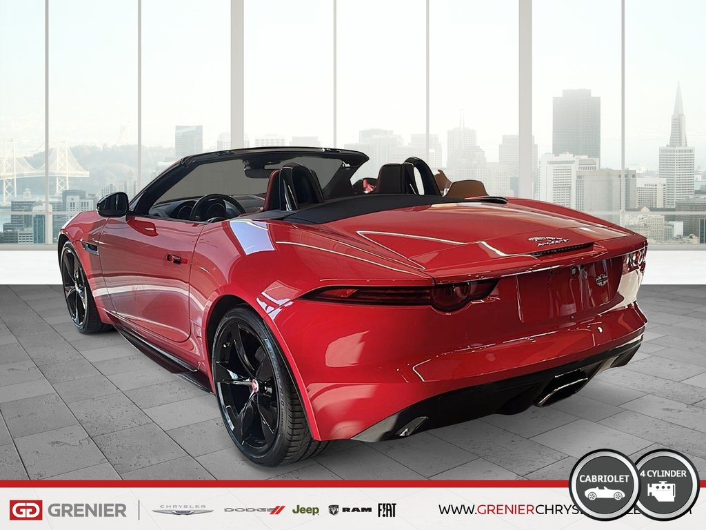 Jaguar F-TYPE CABRIOLET + RWD + CUIR 2018 à Pointe-Aux-Trembles, Québec - 4 - w1024h768px