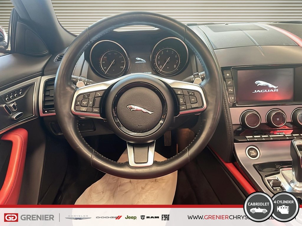 Jaguar F-TYPE CABRIOLET + RWD + CUIR 2018 à Pointe-Aux-Trembles, Québec - 9 - w1024h768px
