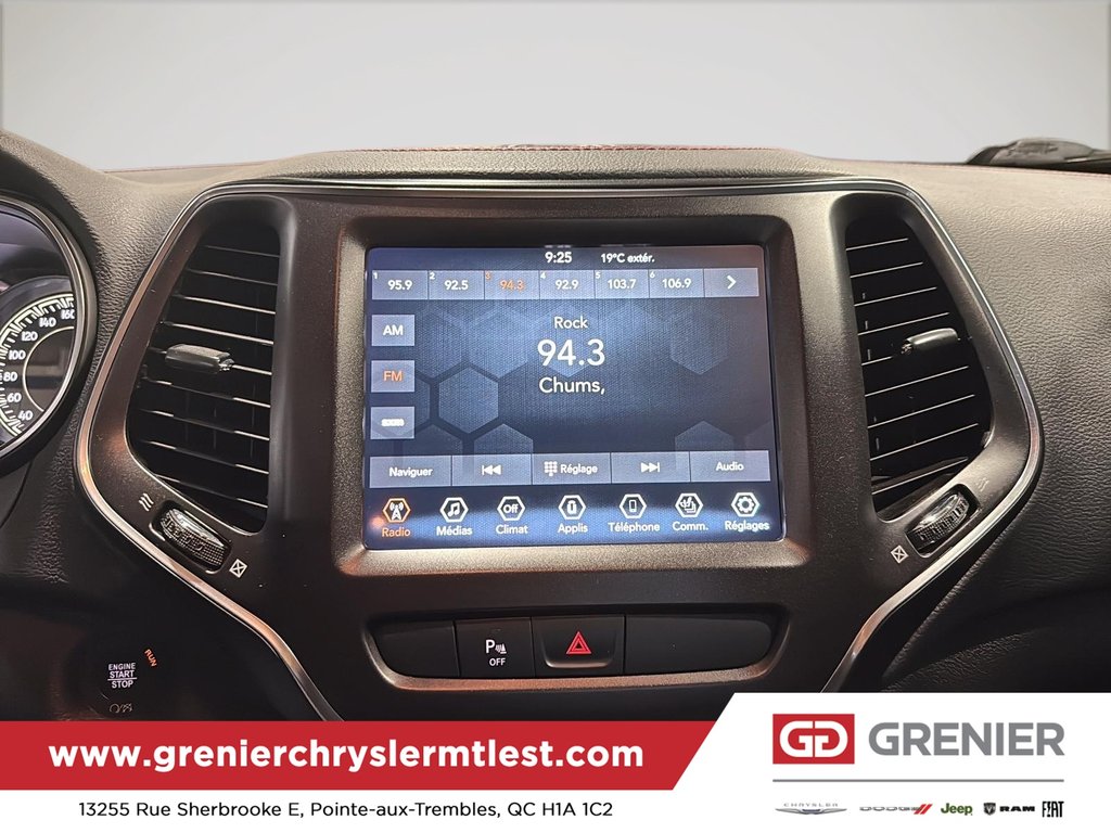 Jeep Cherokee TRAILHAWK + 4X4 + V6 3.2L + ENSEMBLE OFF ROAD 2021 à Pointe-Aux-Trembles, Québec - 13 - w1024h768px