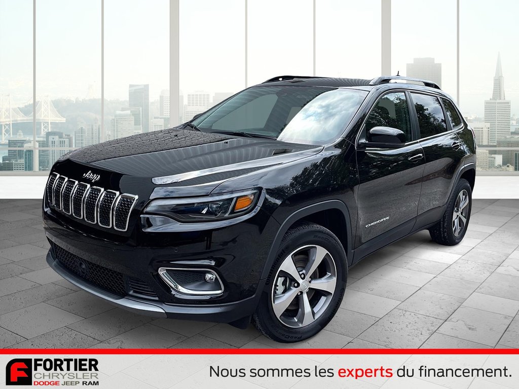 Jeep Cherokee LIMITED + 4X4 + CUIR + ÉCRAN 8.4 POUCE + BLUETOOTH 2022 à Pointe-Aux-Trembles, Québec - 1 - w1024h768px